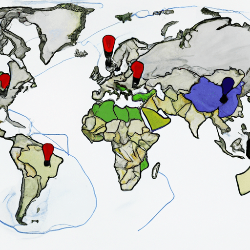 carte du monde avec des marqueurs dentre 512x512 62635904