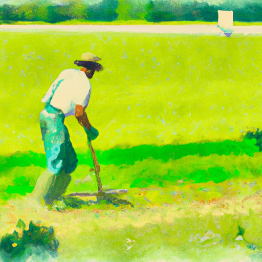 un ouvrier agricole travaillant dans un 512x512 94732025