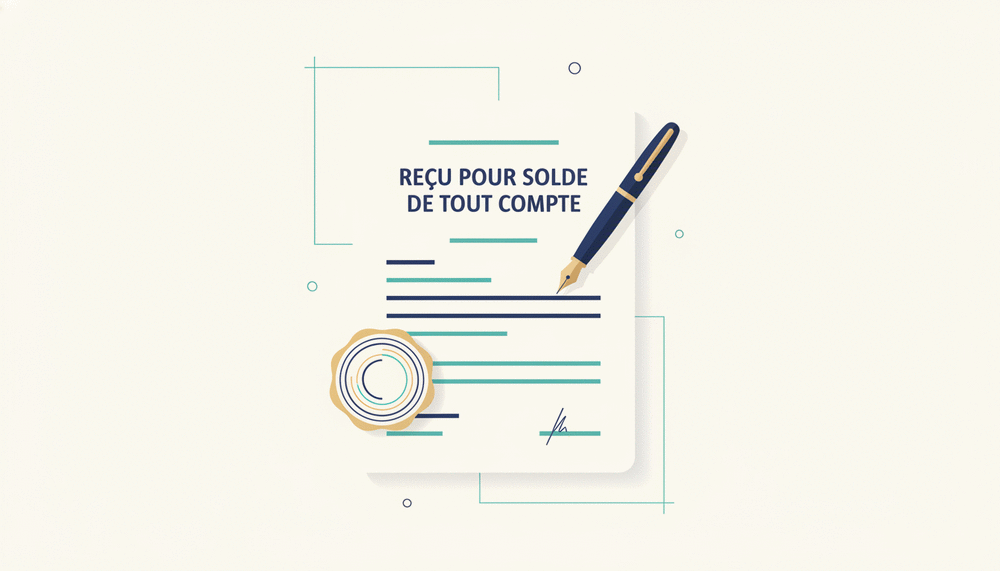 Modèle de reçu pour solde de tout compte