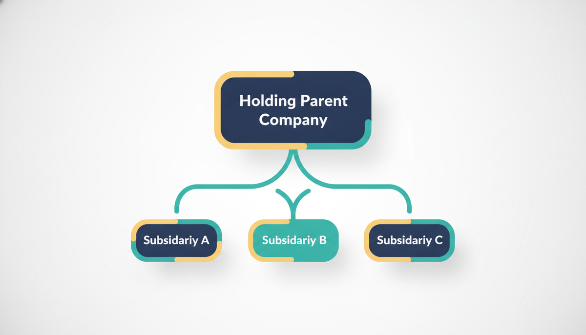 Holding : société mère détenant des participations